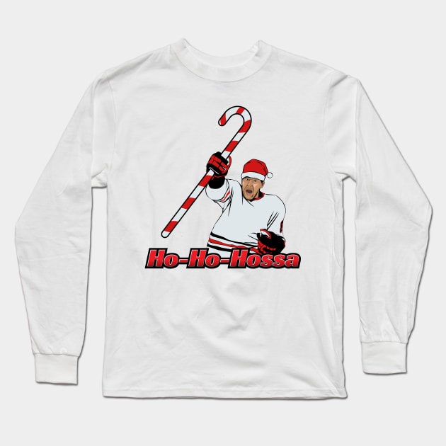 Ho Ho Hossa Long Sleeve T-Shirt by Madhouse Chicago Hockey Podcast